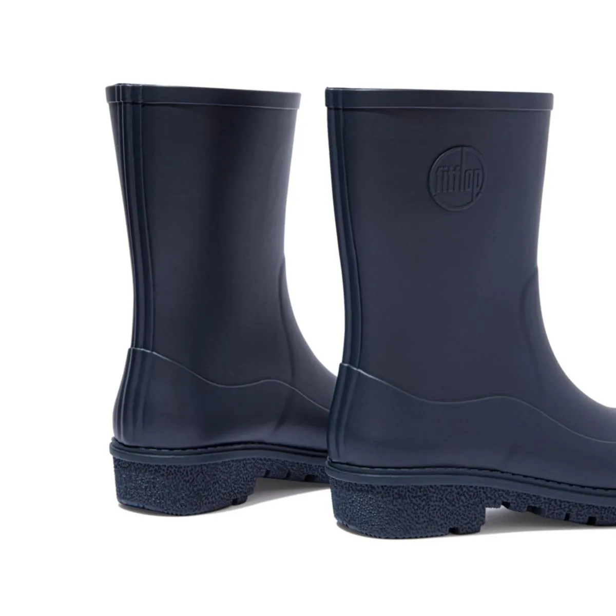 Fit Flop Wonderwelly Short Wellington Boots Midnight Navy