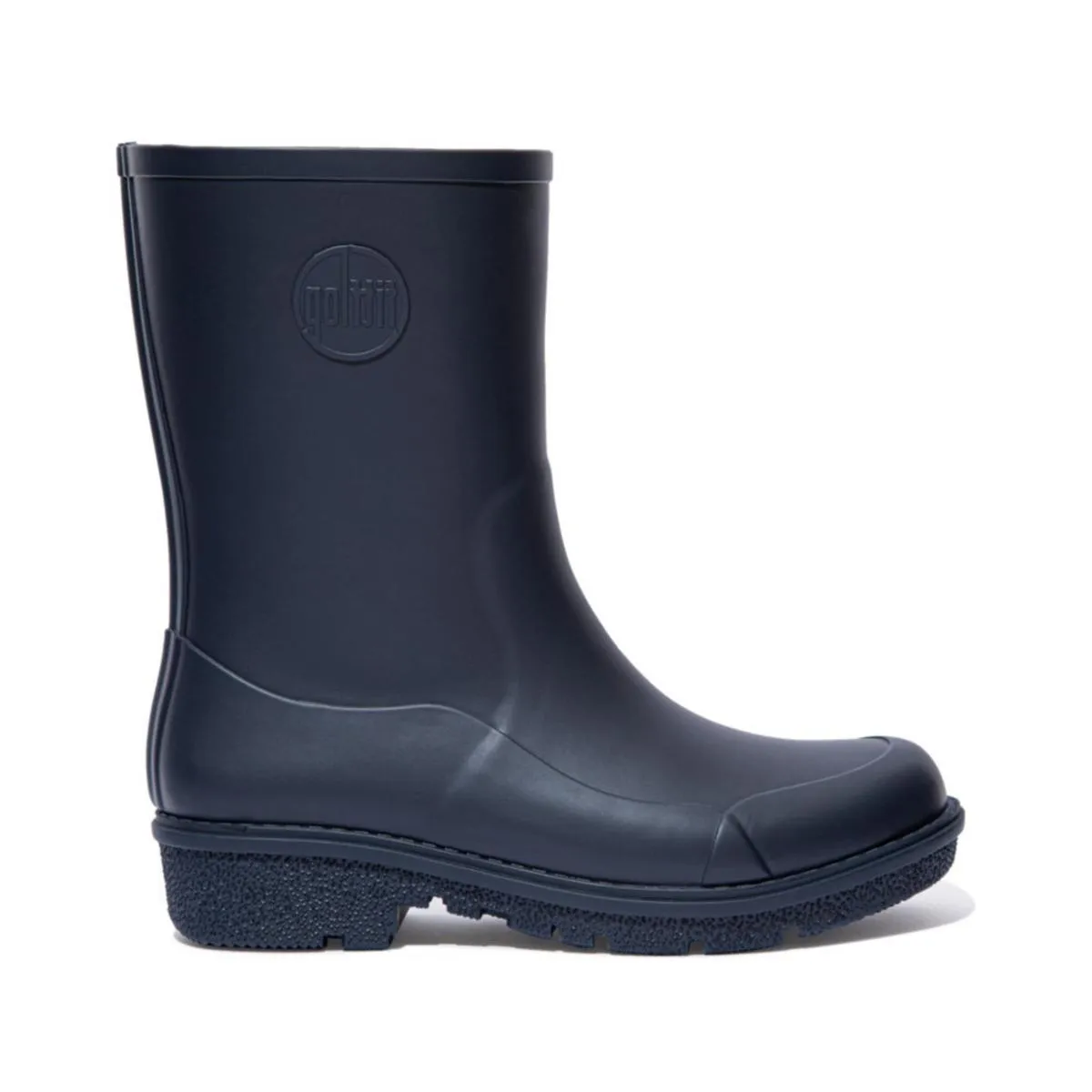 Fit Flop Wonderwelly Short Wellington Boots Midnight Navy