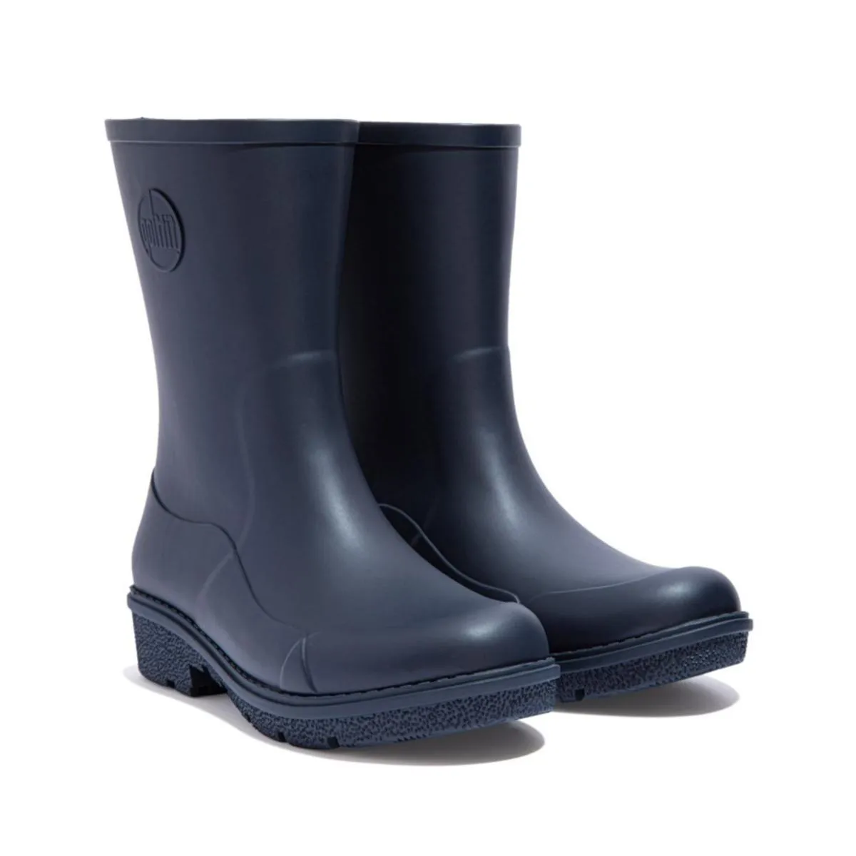 Fit Flop Wonderwelly Short Wellington Boots Midnight Navy