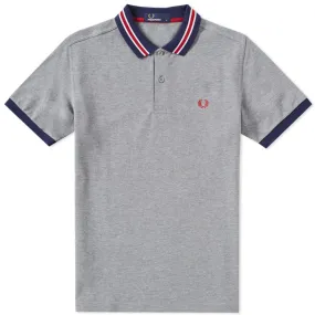 Fred Perry Bomber Stripe Pique PoloSteel