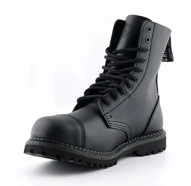 GRINDERS STAG CS SAFETY STEEL TOE CAP BOOTS BLACK