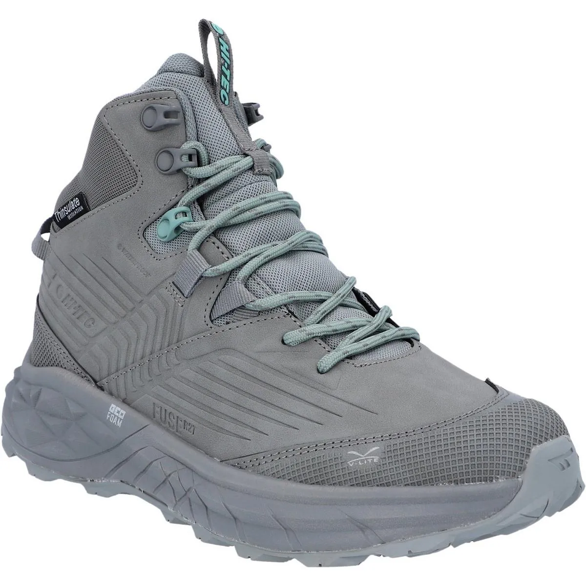 Hi-Tec Fuse Trek Mid Hiking Boots Cool Grey