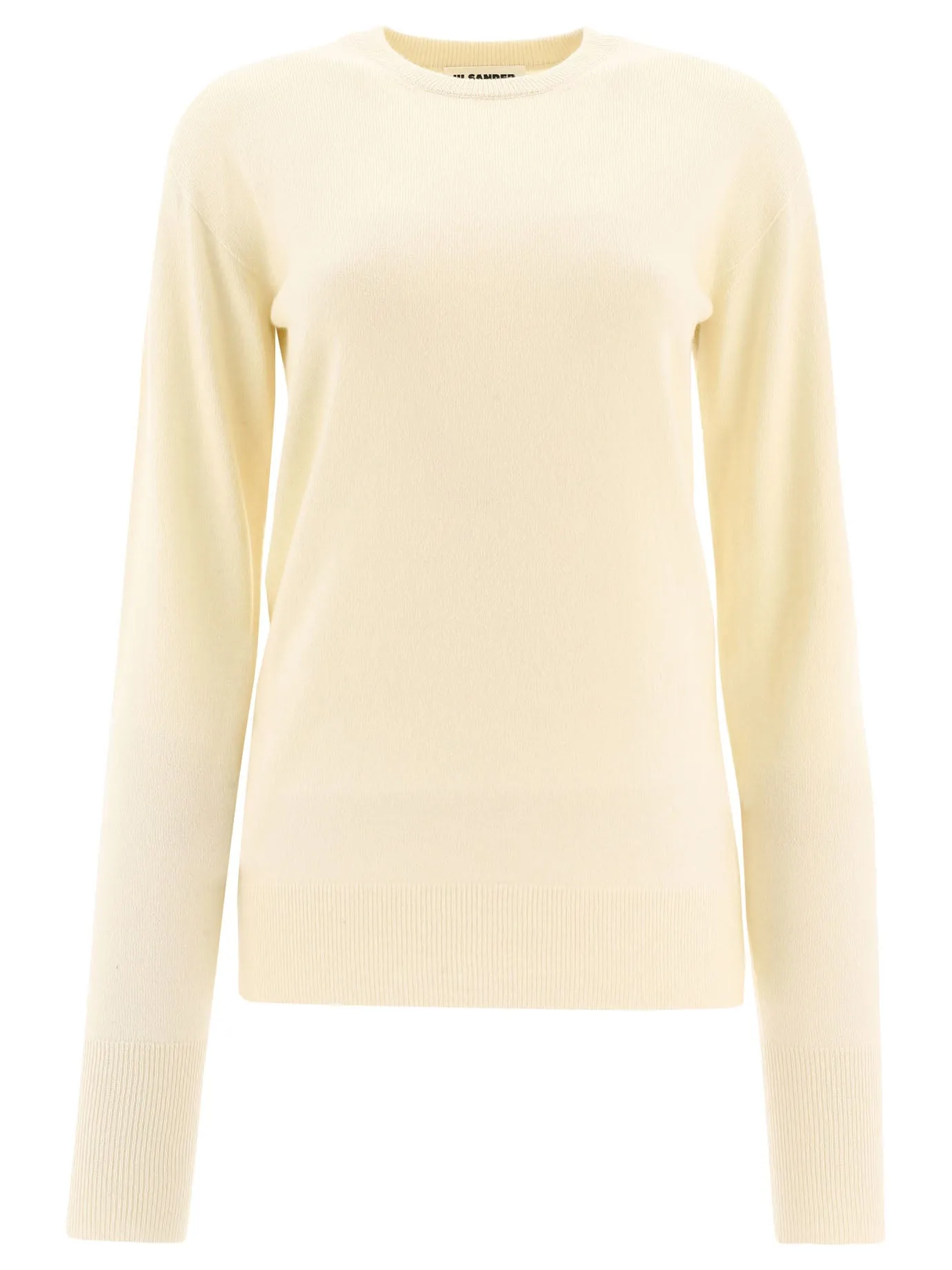 Jil Sander Rib Knitted Crewneck Sweater