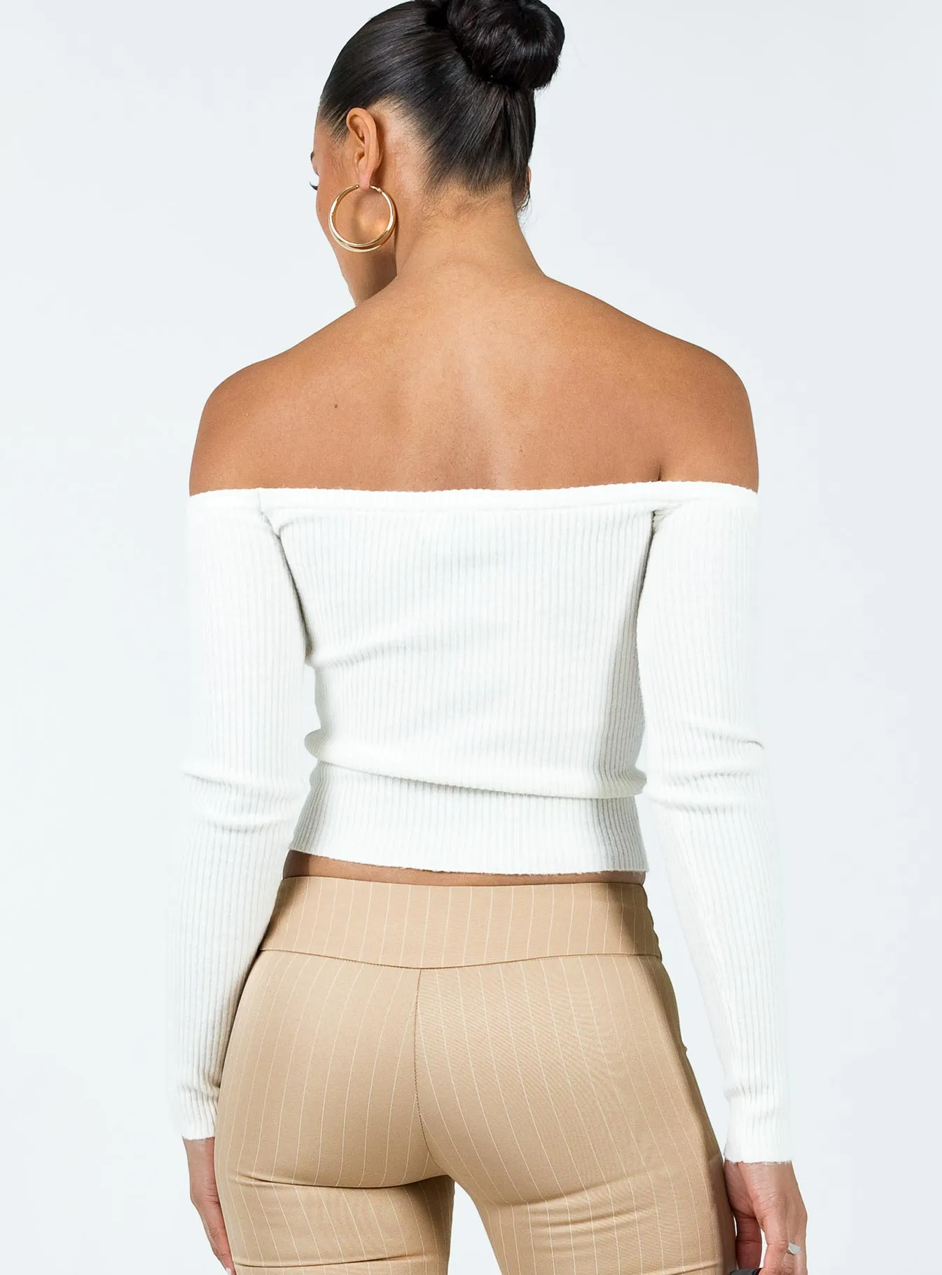 Katandra Off Shoulder Top Ivory