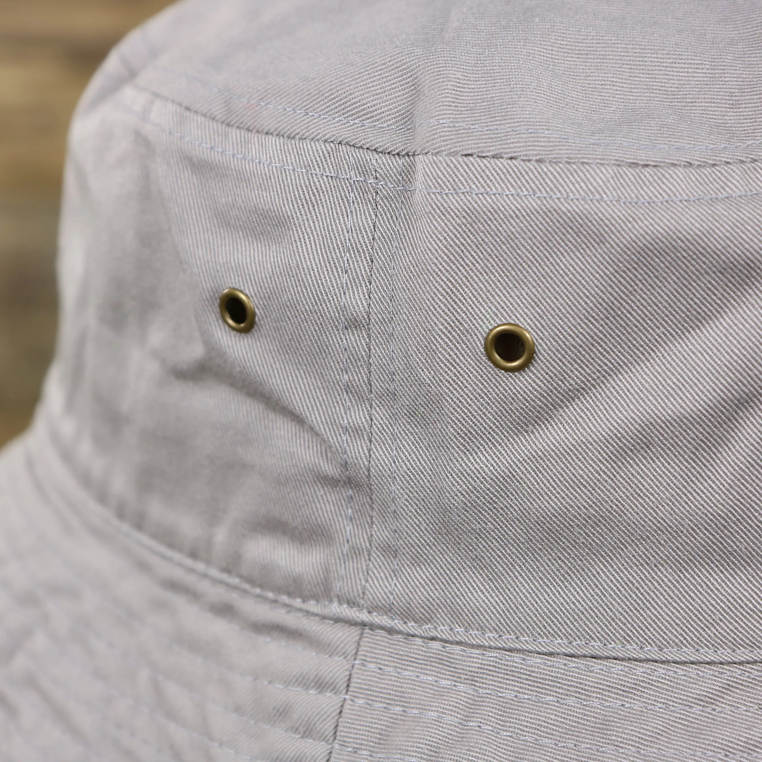 KB ETHOS | BUCKET HAT | SOLID COLOR BUCKET HAT |  LIGHT GRAY SMALL / MEDIUM