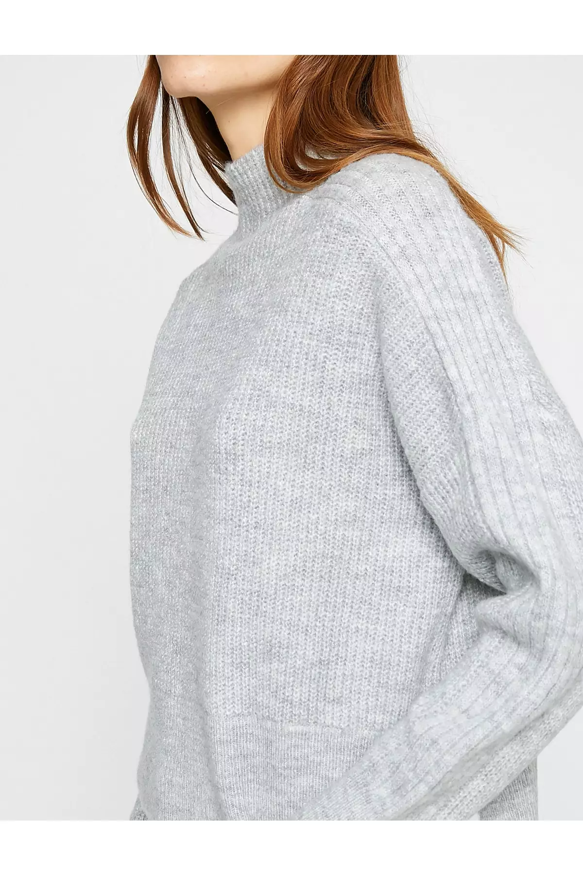 KOTON Stand-Up Collar Sweater