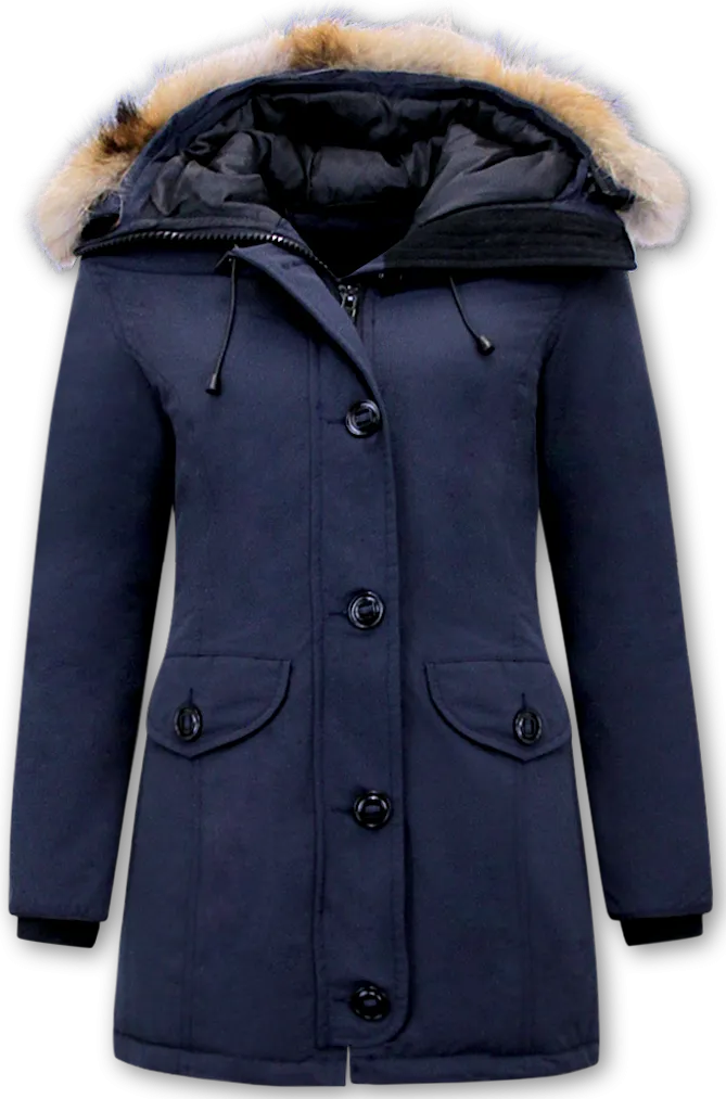 Ladies Hooded Winter Coats with Fur | NEW |