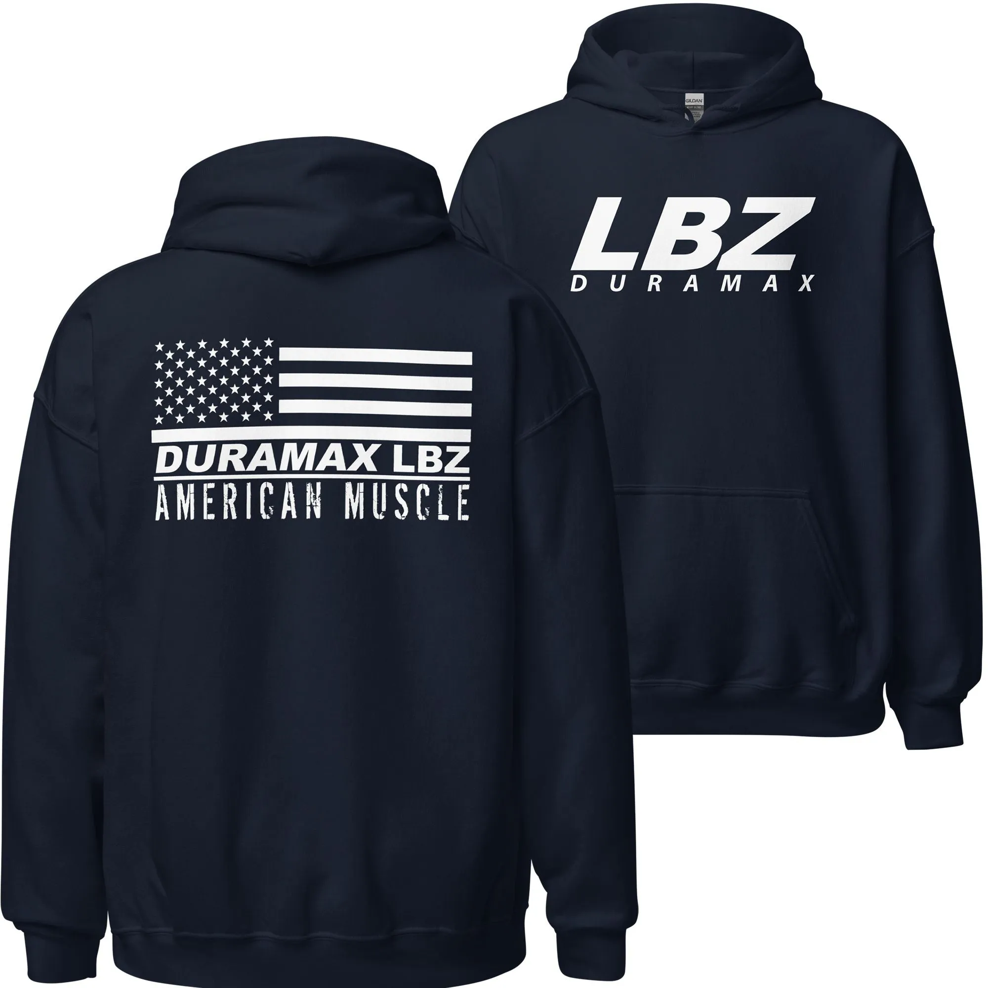 LBZ Duramax Hoodie, American Flag Sweatshirt