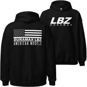 LBZ Duramax Hoodie, American Flag Sweatshirt