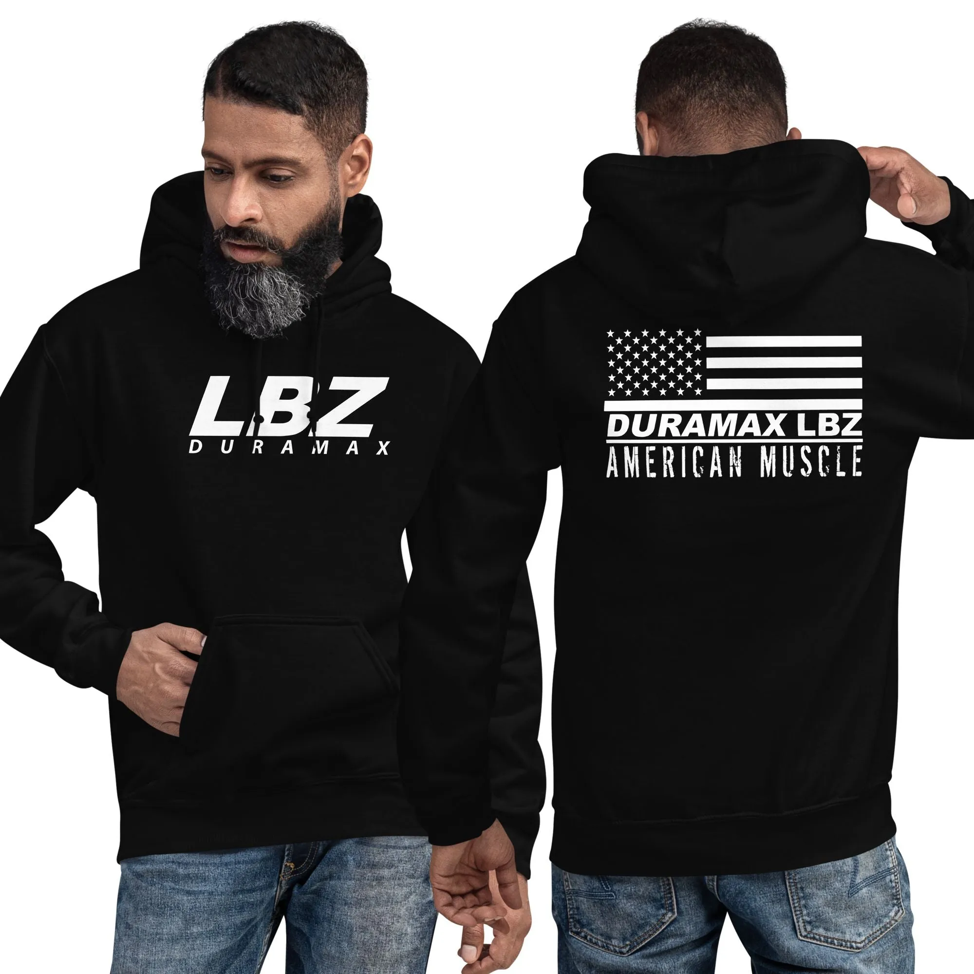 LBZ Duramax Hoodie, American Flag Sweatshirt