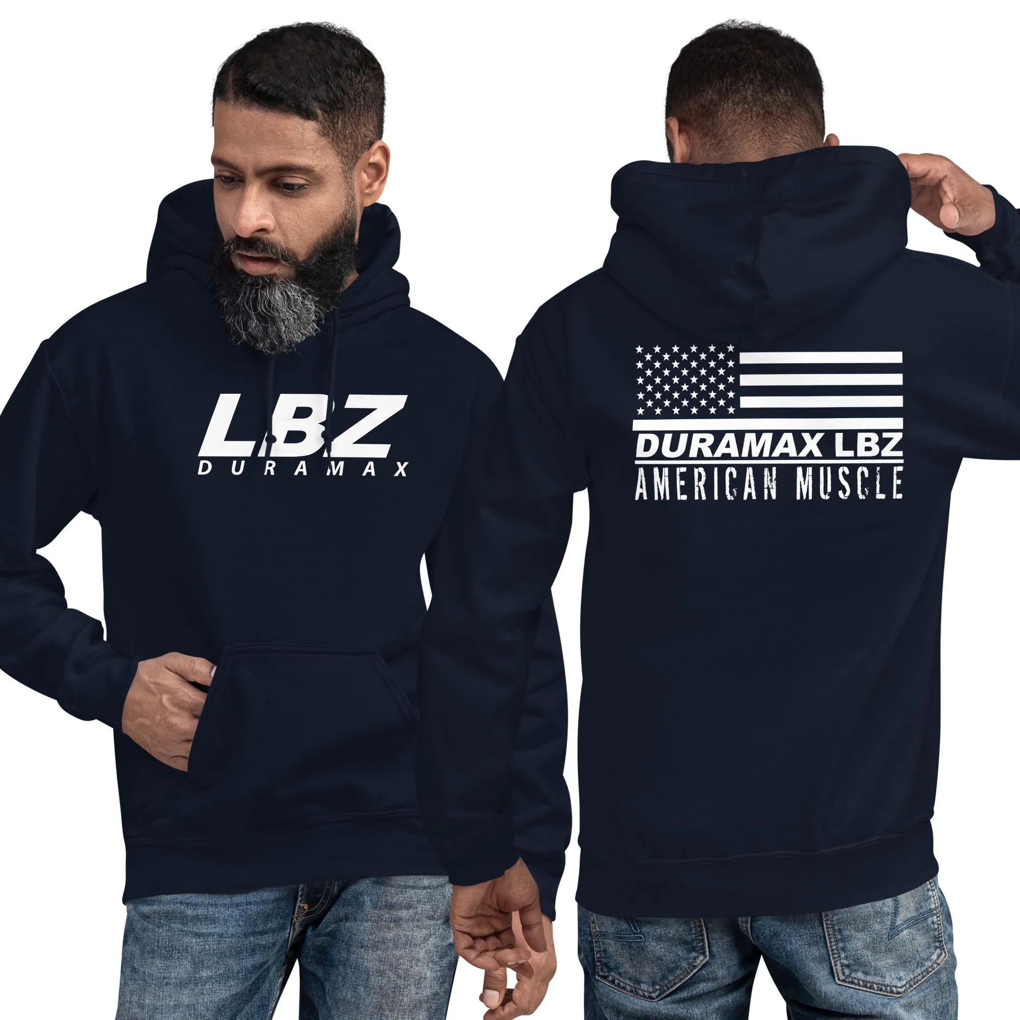 LBZ Duramax Hoodie, American Flag Sweatshirt