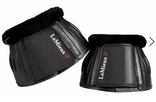 LeMieux Rubber w/Fleece Bell Boots