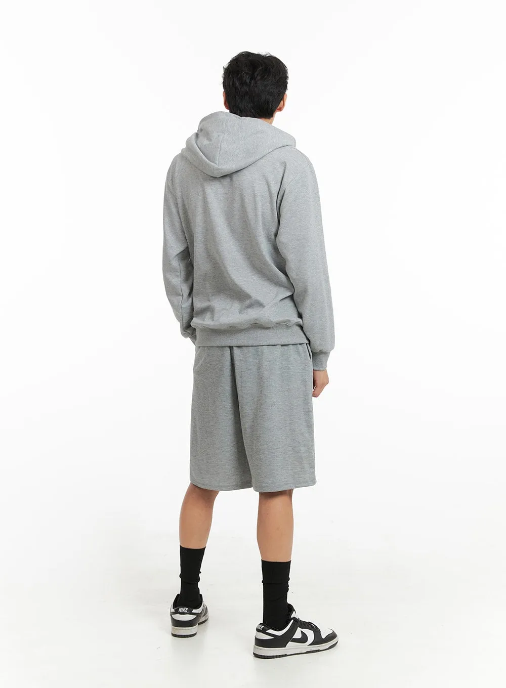 Men's Cozy Solid Cotton Hoodie IA401