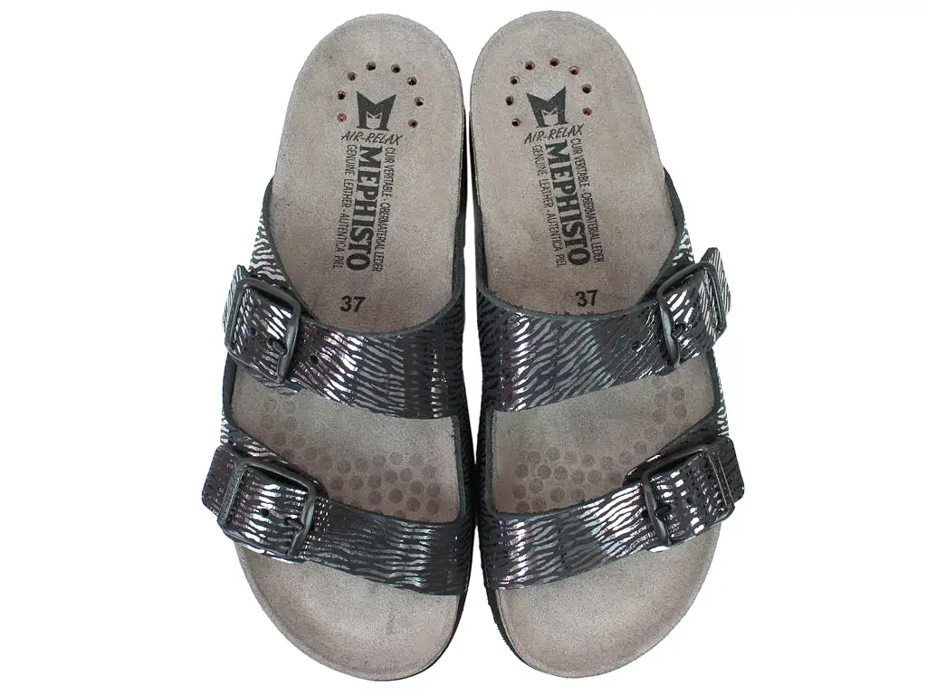 Mephisto Sandals Harmony Black Zebra