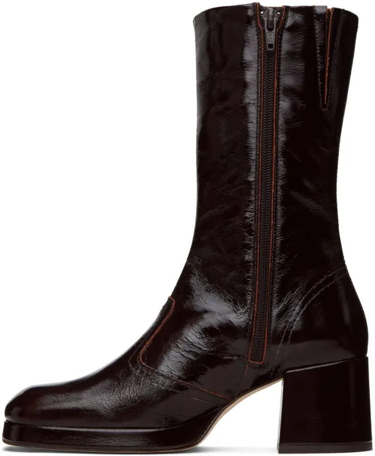 Miista Brown Cass Boots