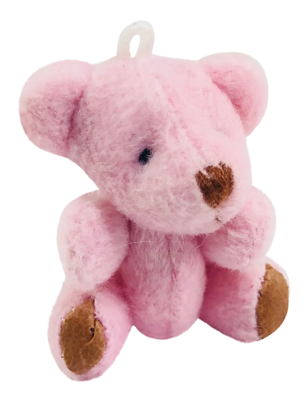 MINI JOINTED TEDDY BEAR 3,5cm. pink