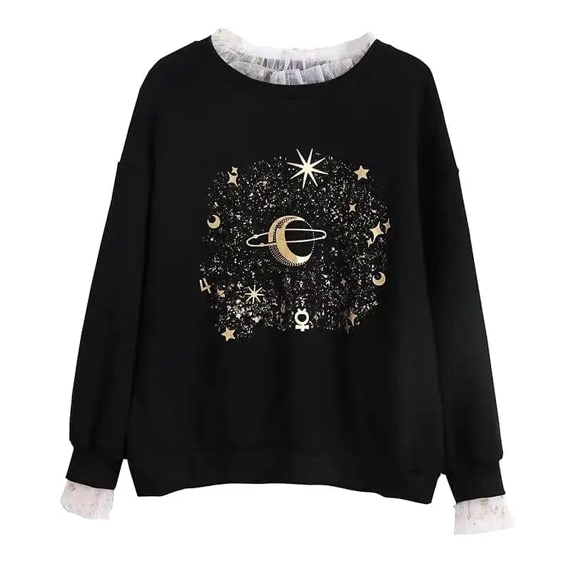 ''MOON & STARS'' SWEATER+SKIRT BY21161