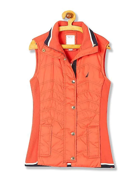 Nautica Zip Up Quilted Gilet Jacket