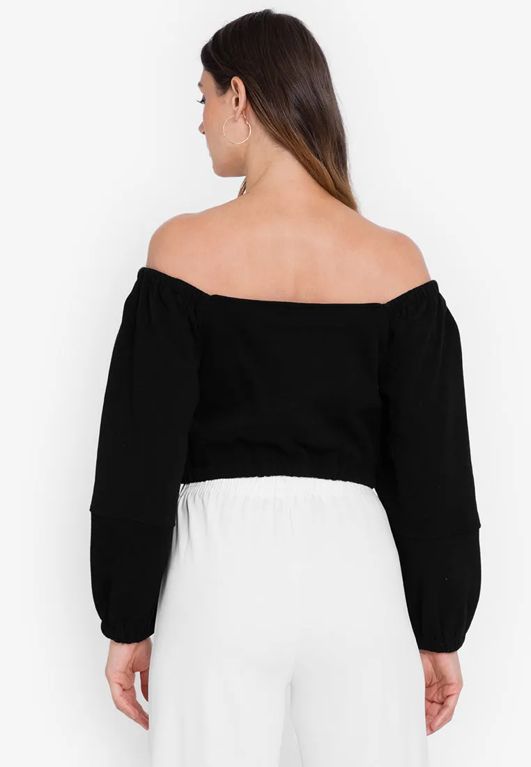 NIKITA Off Shoulder Crop Top