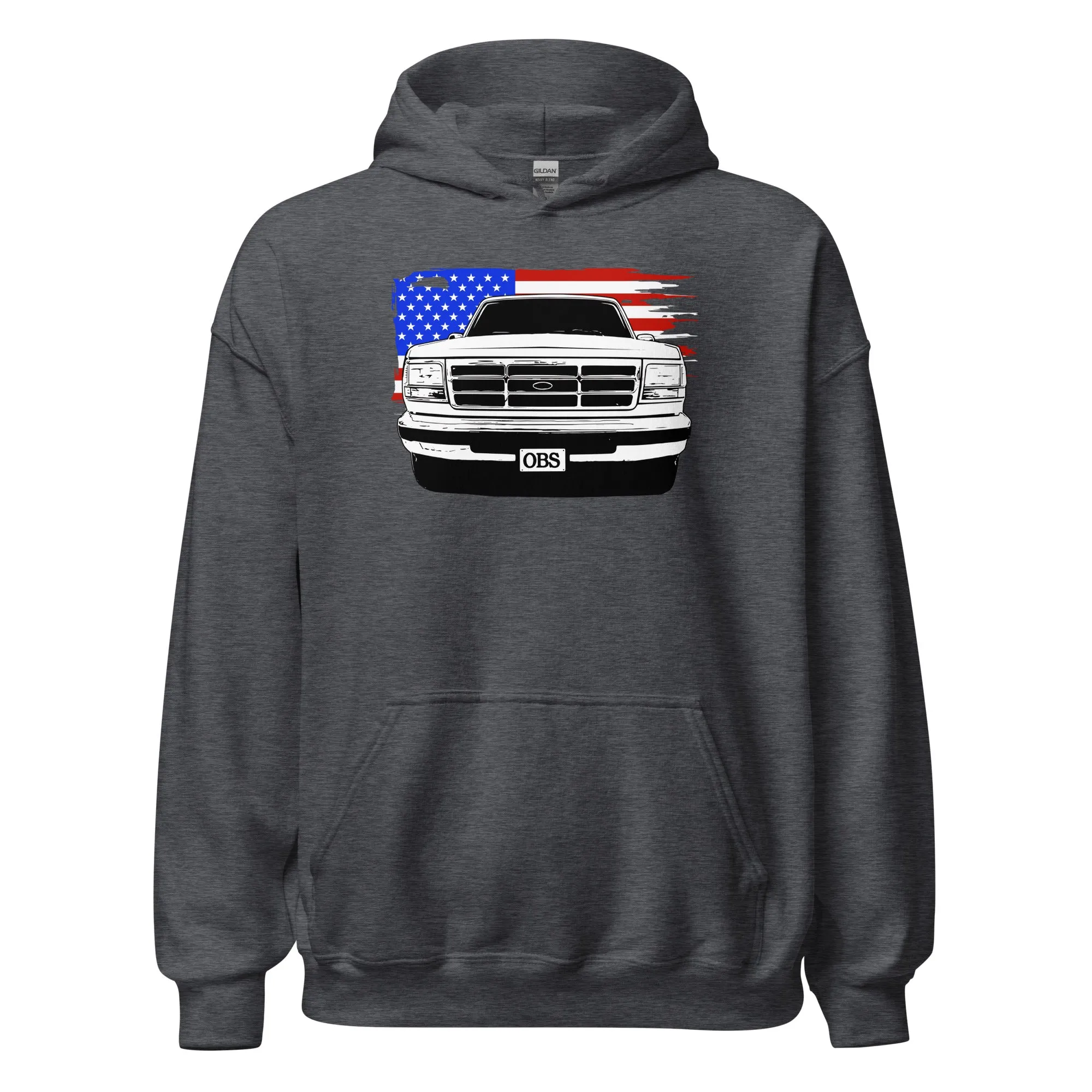 OBS Truck Hoodie American Flag Sweatshirt