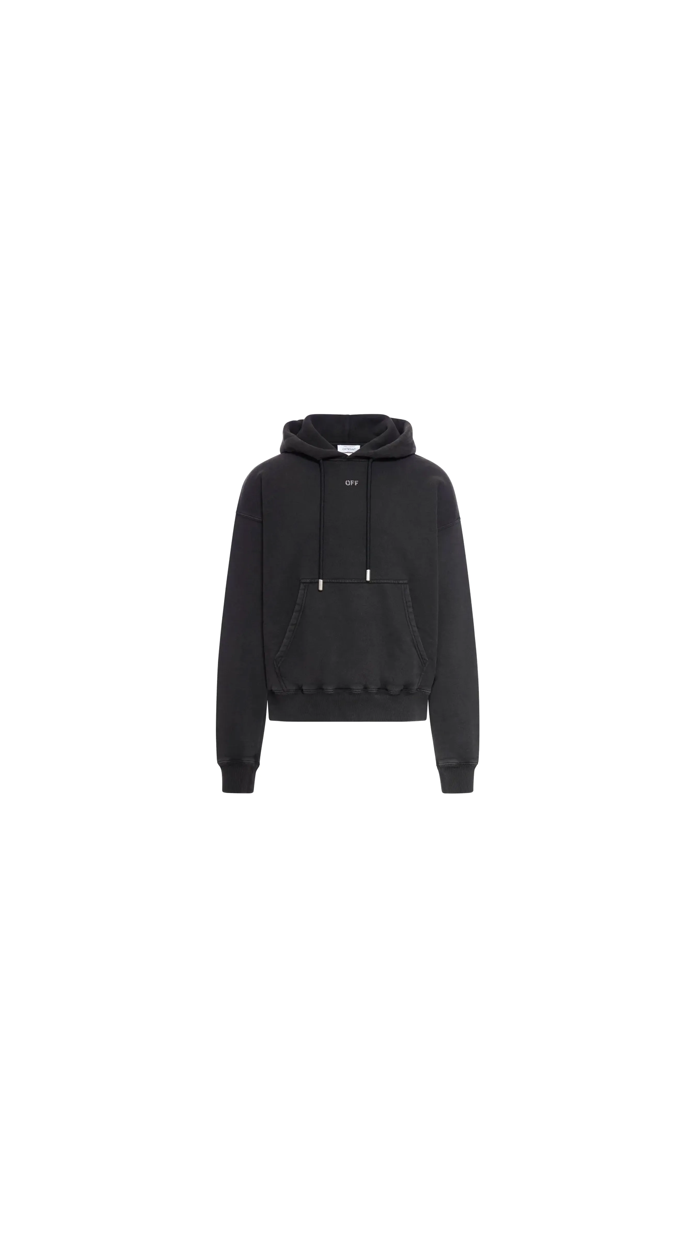 Off Stamp Caravaggio Mary Hoodie - Black