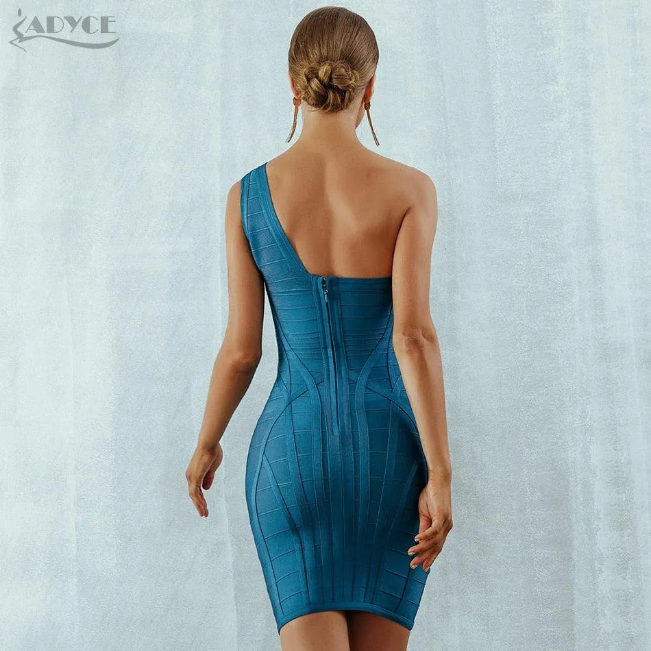 One Shoulder Bodycon Bandage Dress