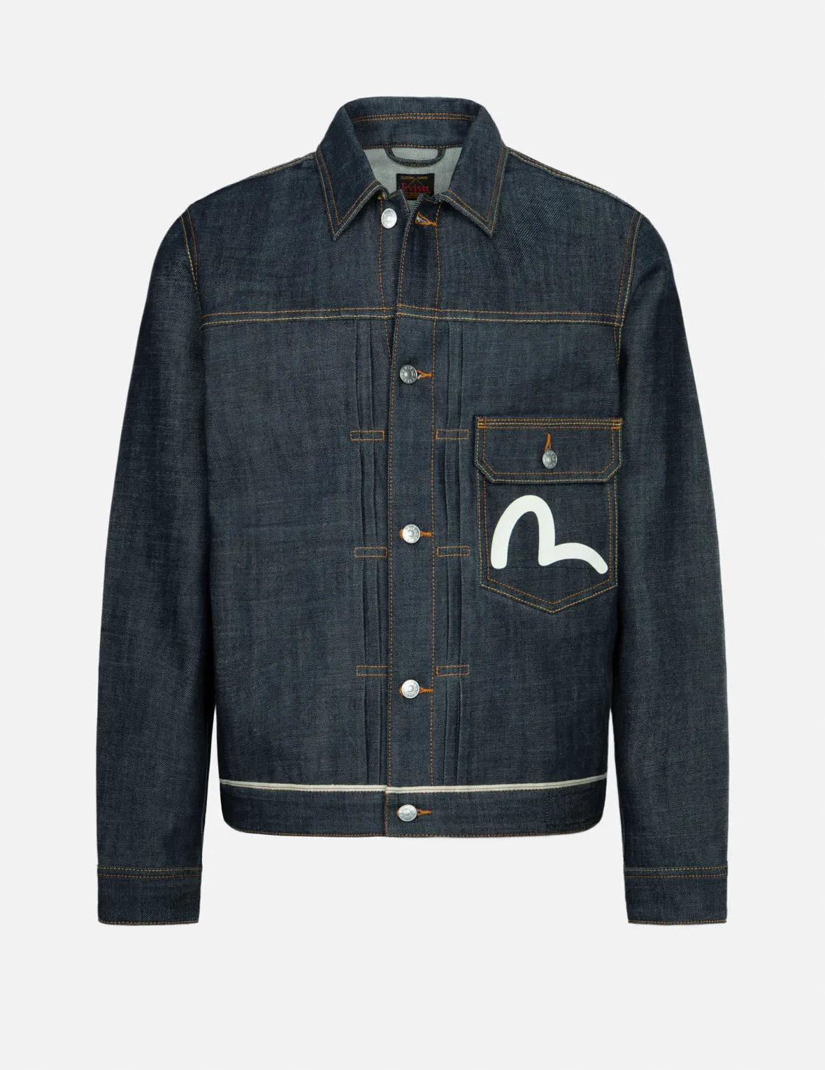 Panda Daicock Embroidery Regular Fit Denim Jacket