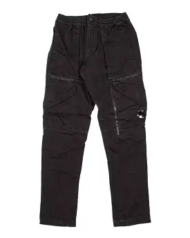 Pantalone CP Company Cargo Satin Nero