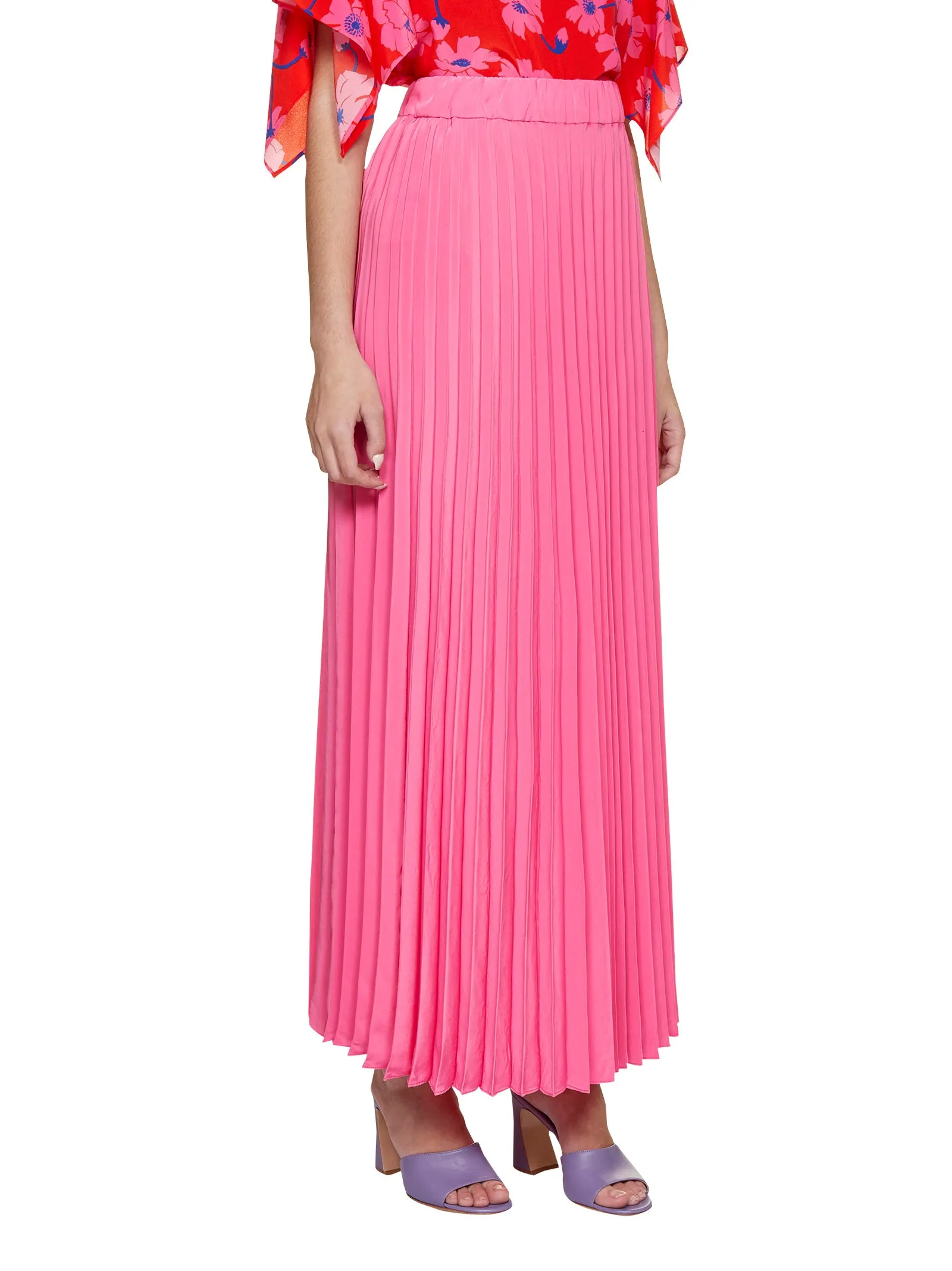 P.A.R.O.S.H. Pleated Maxi Skirt