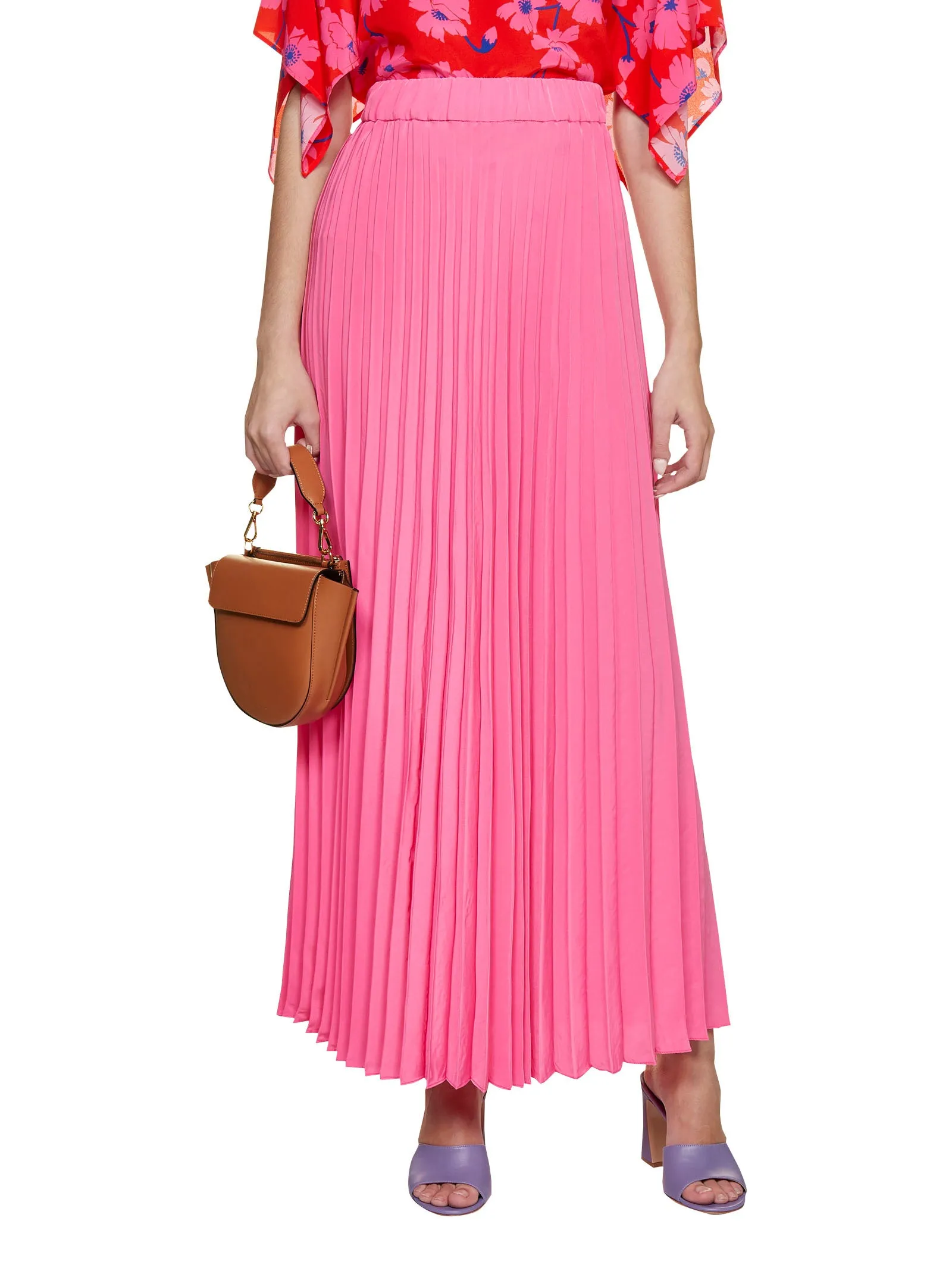 P.A.R.O.S.H. Pleated Maxi Skirt