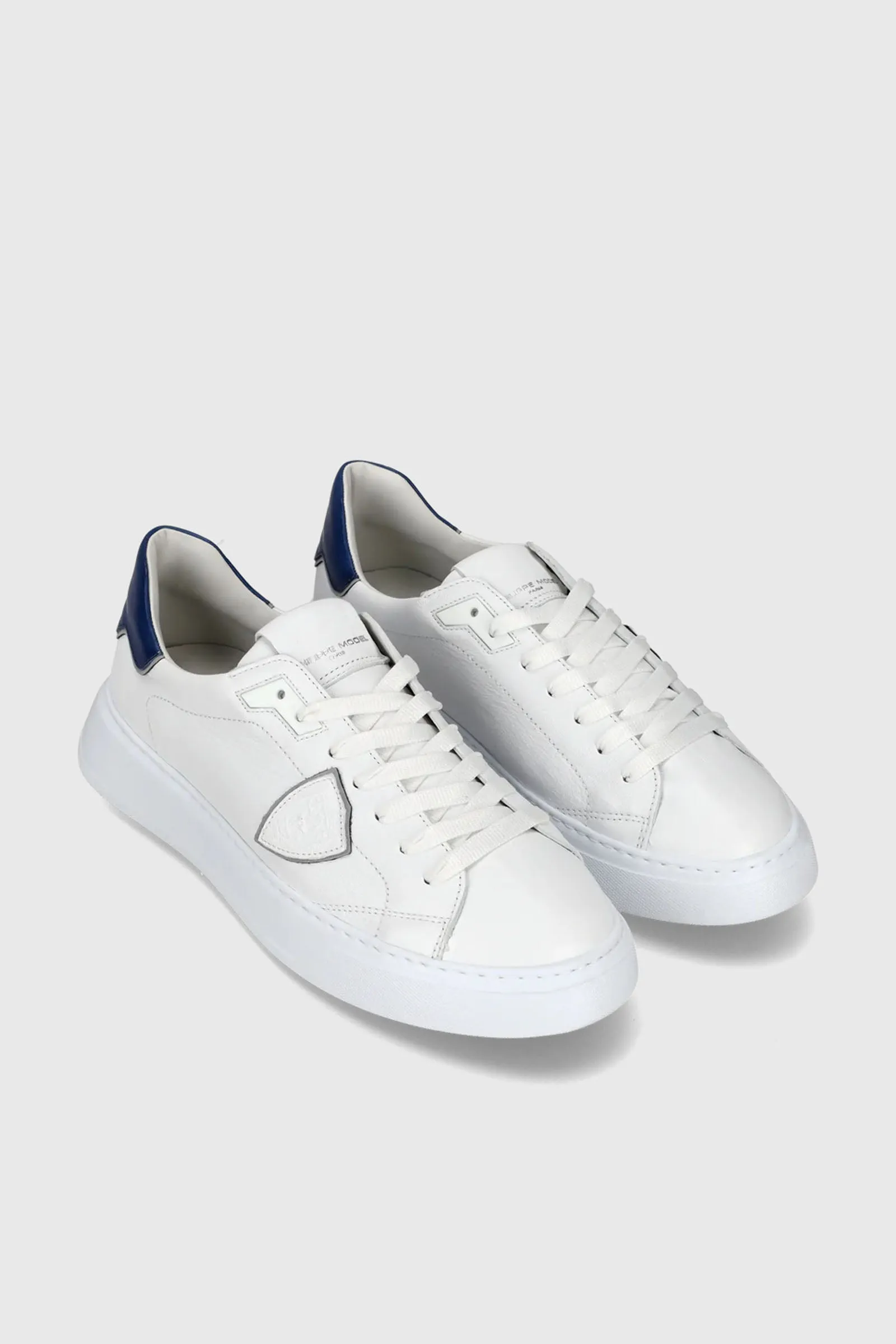 Philippe Model Sneaker Temple West Pelle Bianco/Blu