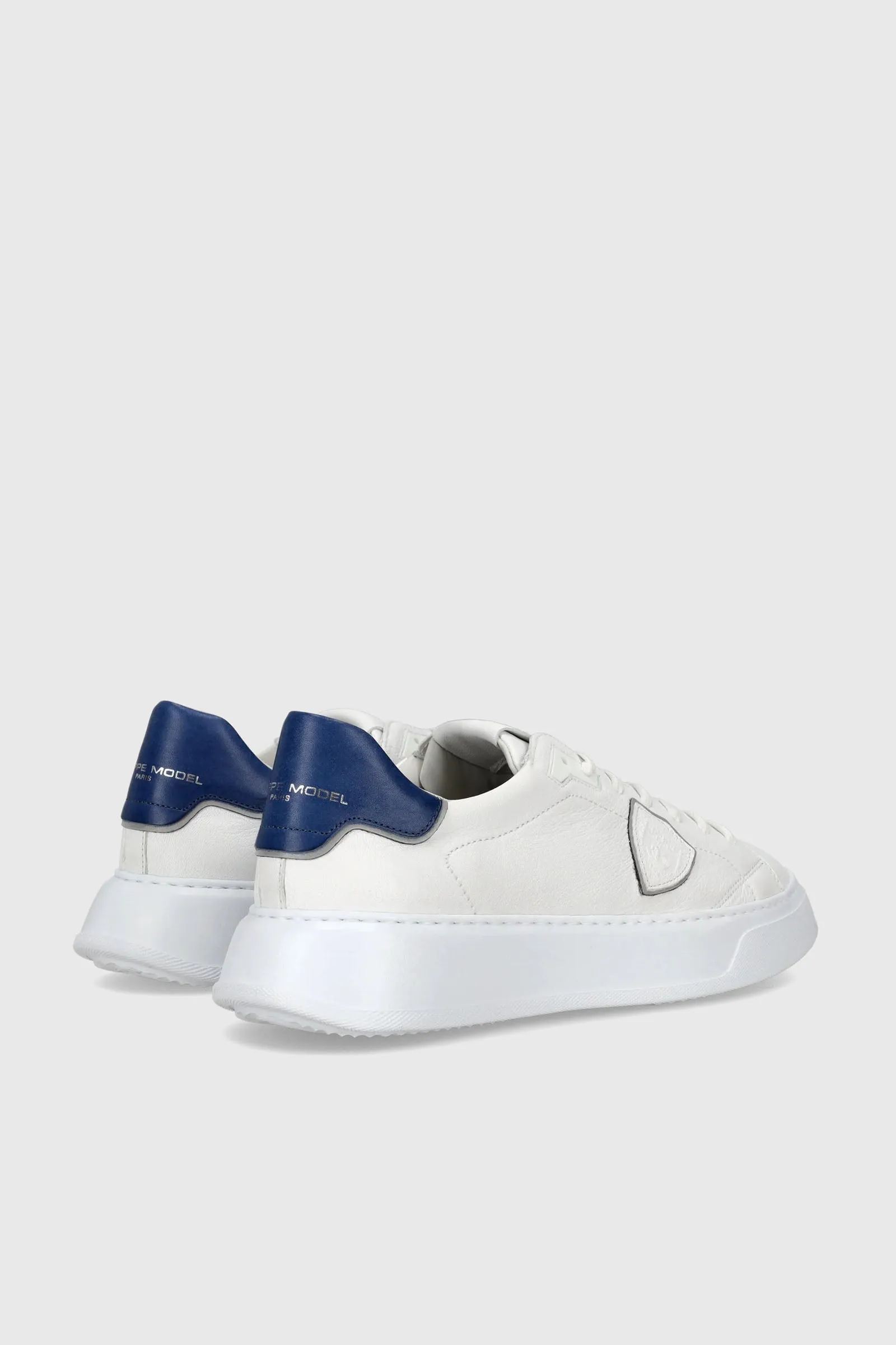 Philippe Model Sneaker Temple West Pelle Bianco/Blu