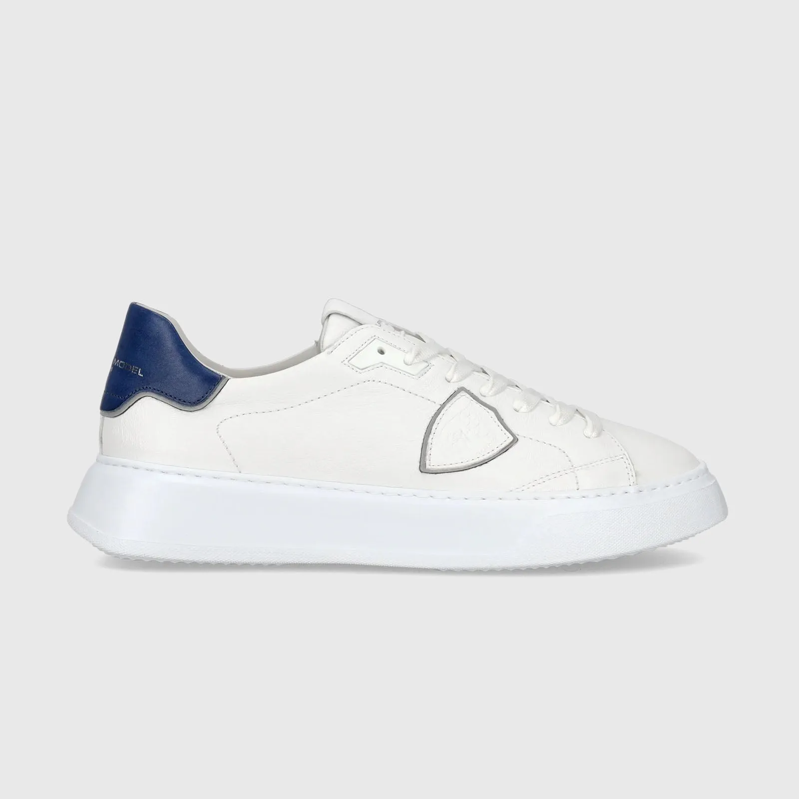 Philippe Model Sneaker Temple West Pelle Bianco/Blu