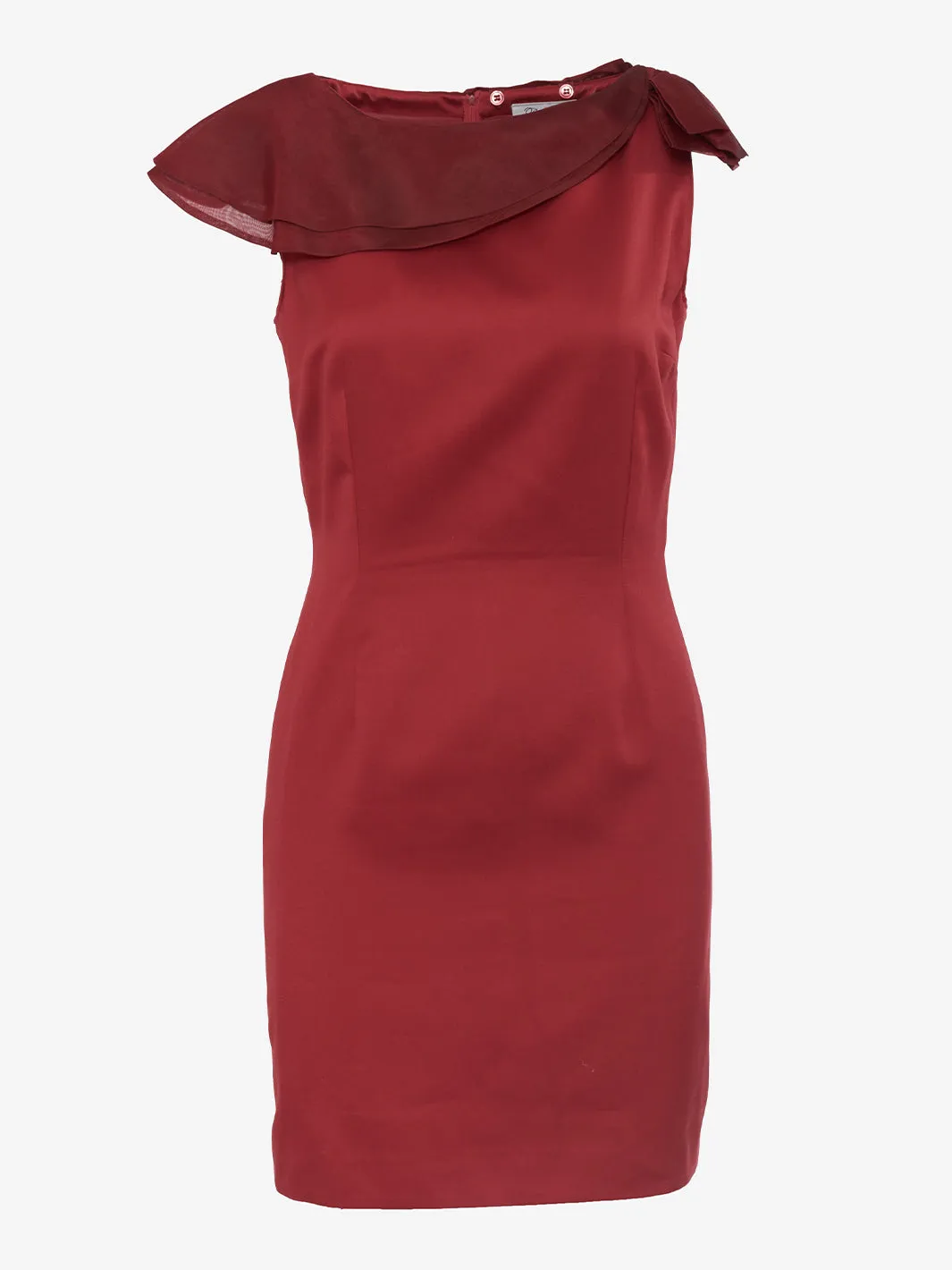 Piano Line by Max Mara Red midi sheath dress