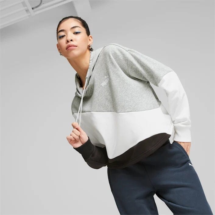 PUMA WOMEN'S POWER CAT GREY HOODIE