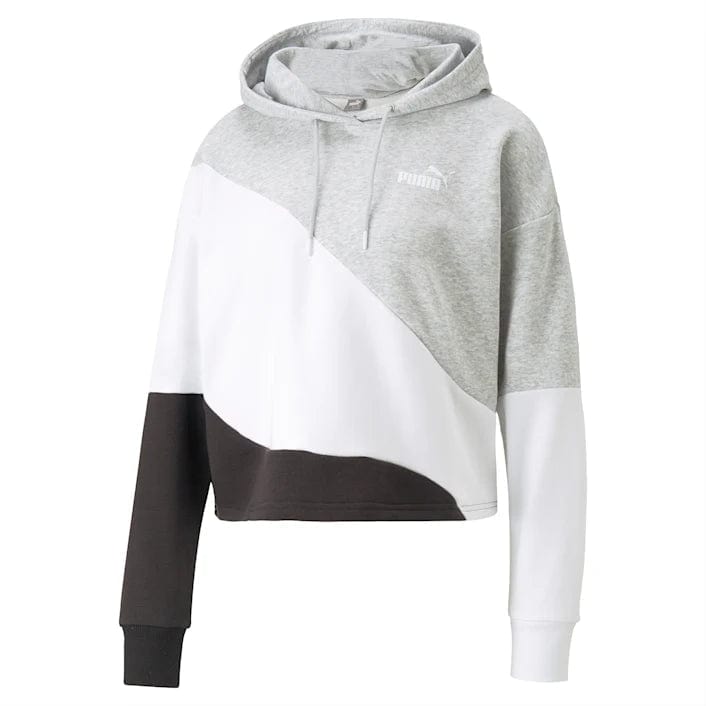 PUMA WOMEN'S POWER CAT GREY HOODIE