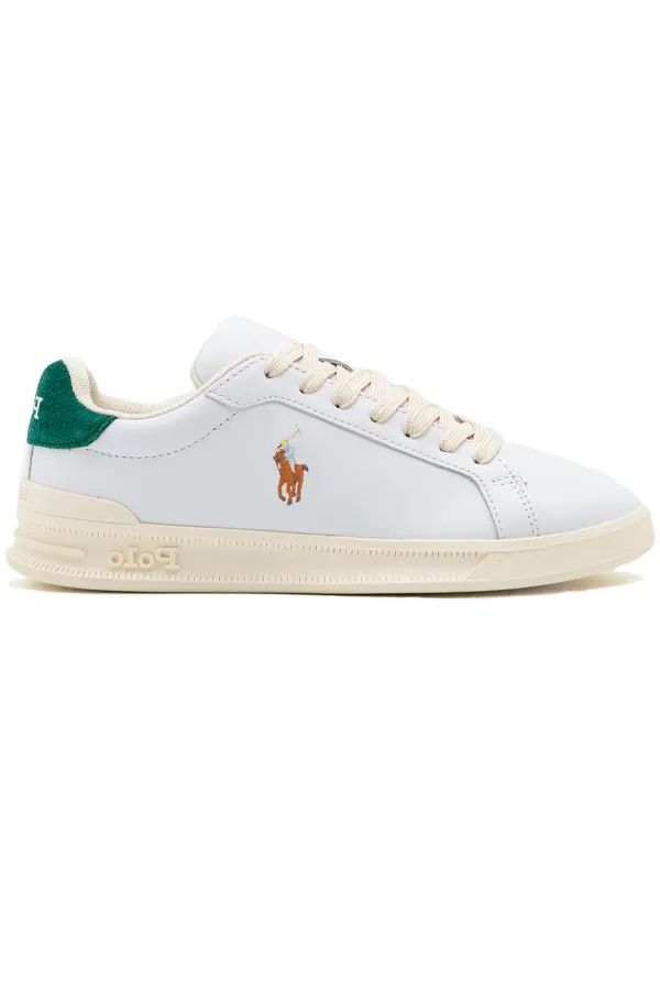 Ralph Lauren Court Leather Sneaker White