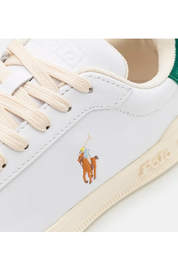 Ralph Lauren Court Leather Sneaker White