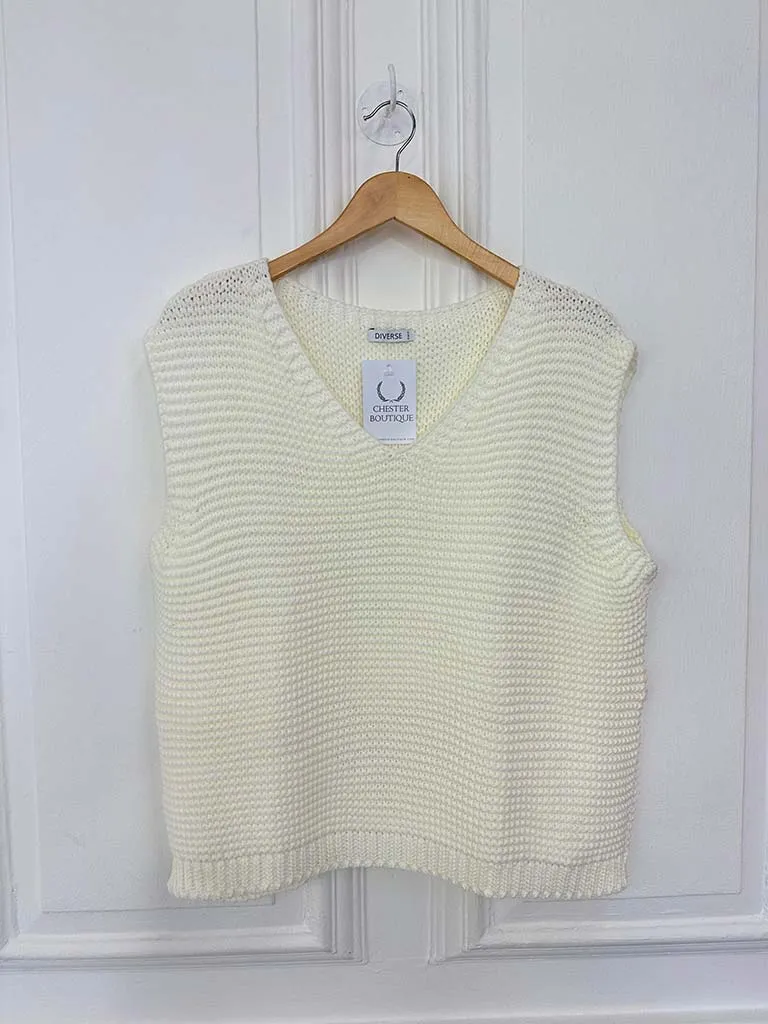 Ribbed Tank Knit - Ivory