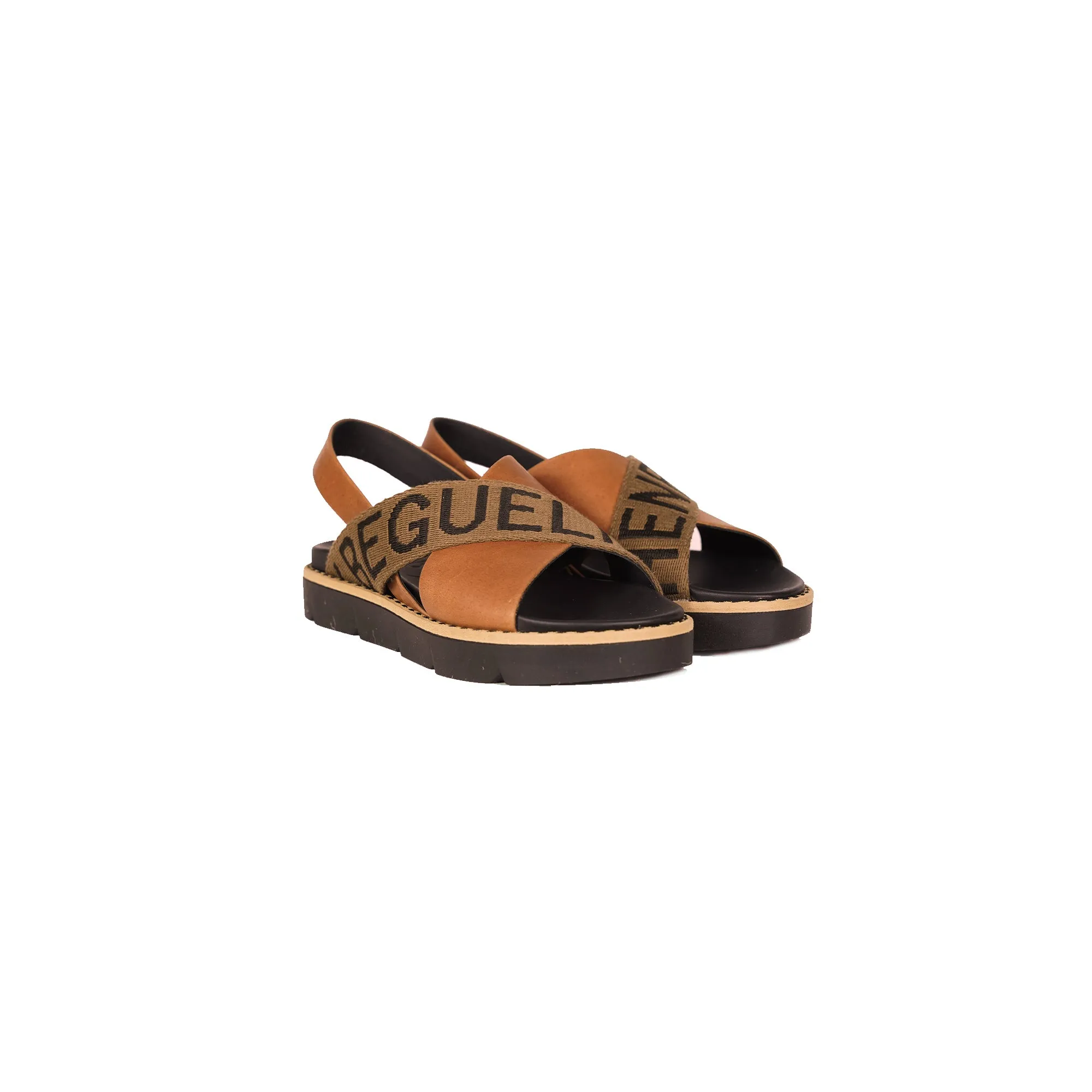 Sandal Fascia HB Main Cognac