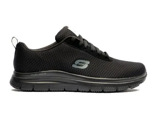 SNEAKERS SKECHERS WORK UOMO FLEX ADVANTAGE SR - BENDON NERO 77125EC BLK