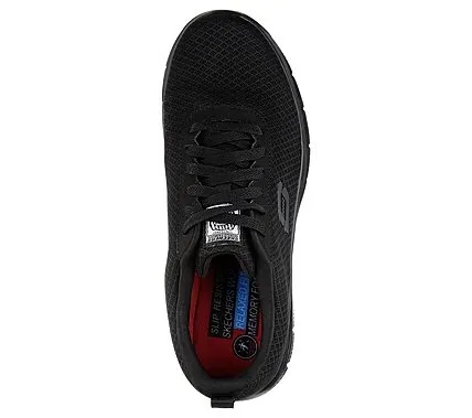 SNEAKERS SKECHERS WORK UOMO FLEX ADVANTAGE SR - BENDON NERO 77125EC BLK