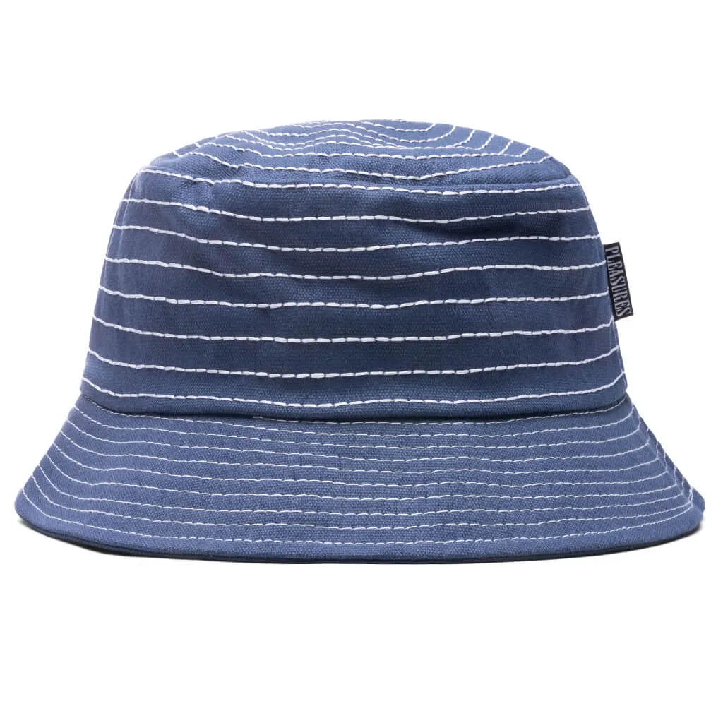 Stitches Bucket Hat - Blue