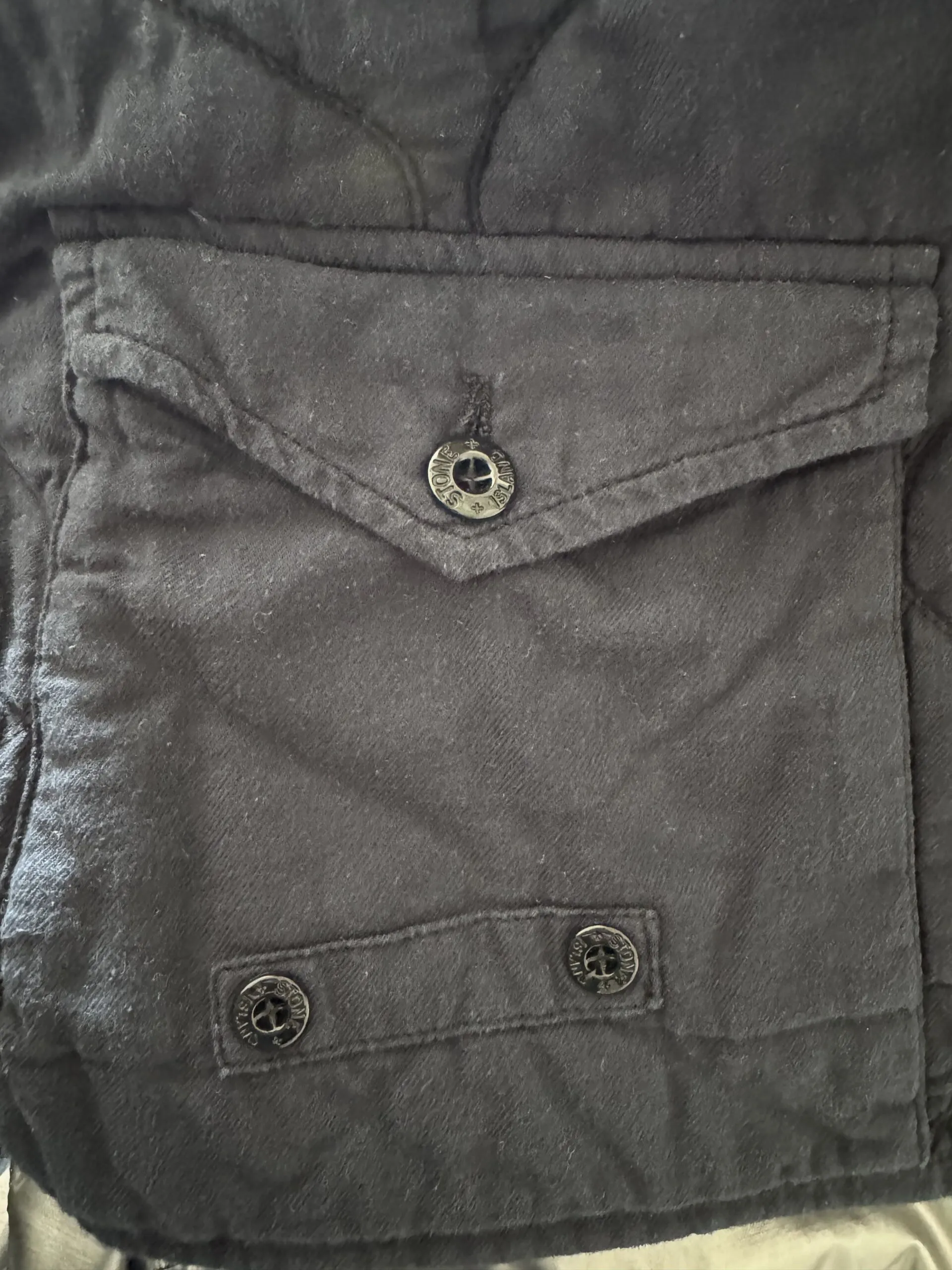 STONE ISLAND RASO GOMMATO JACKET