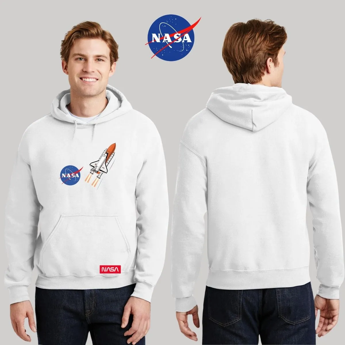 Sudadera para Hombre Hoodie Nasa Transbordador