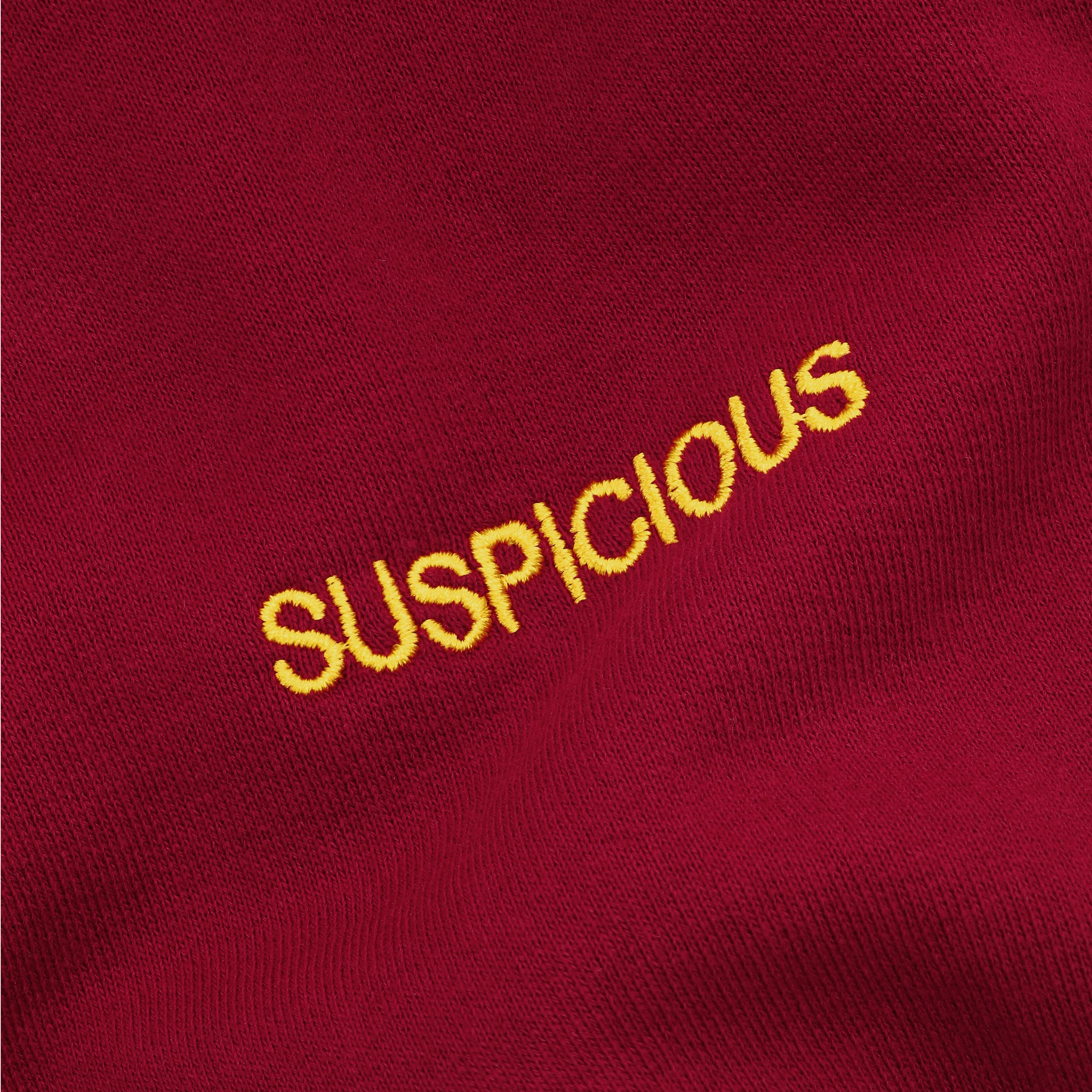 (Suspi Felt) The Suspi Hoodie - Red