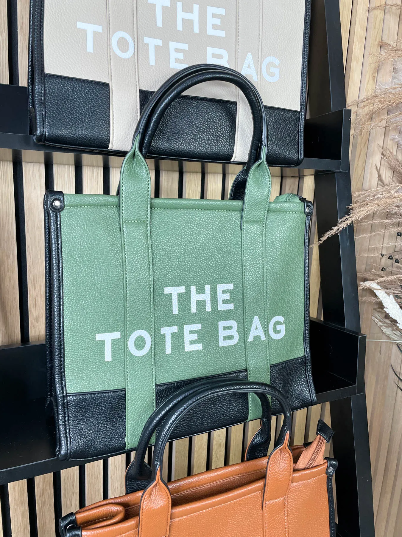 Tatiana Two Tone Tote Bag - 3 Colours