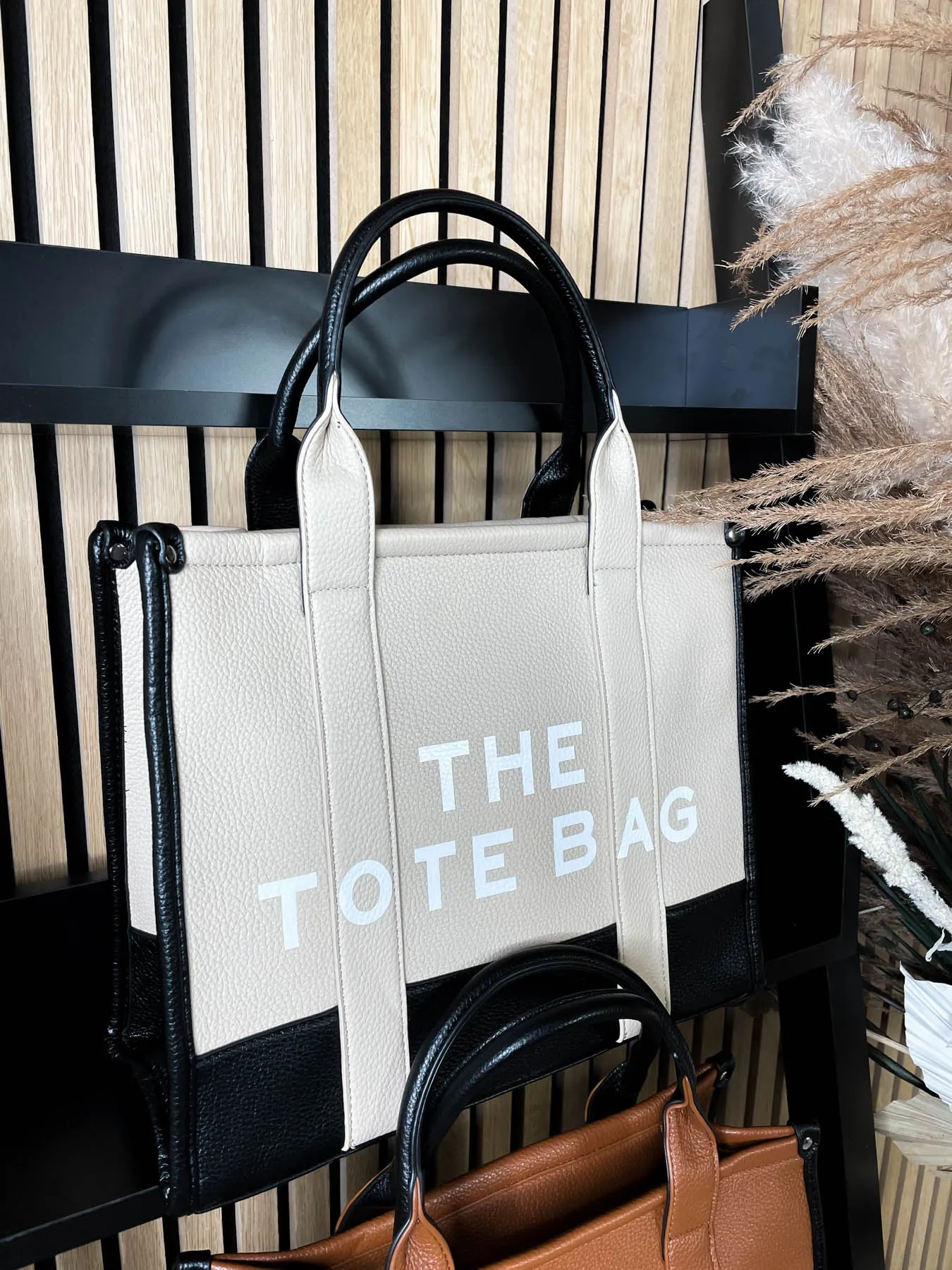 Tatiana Two Tone Tote Bag - 3 Colours