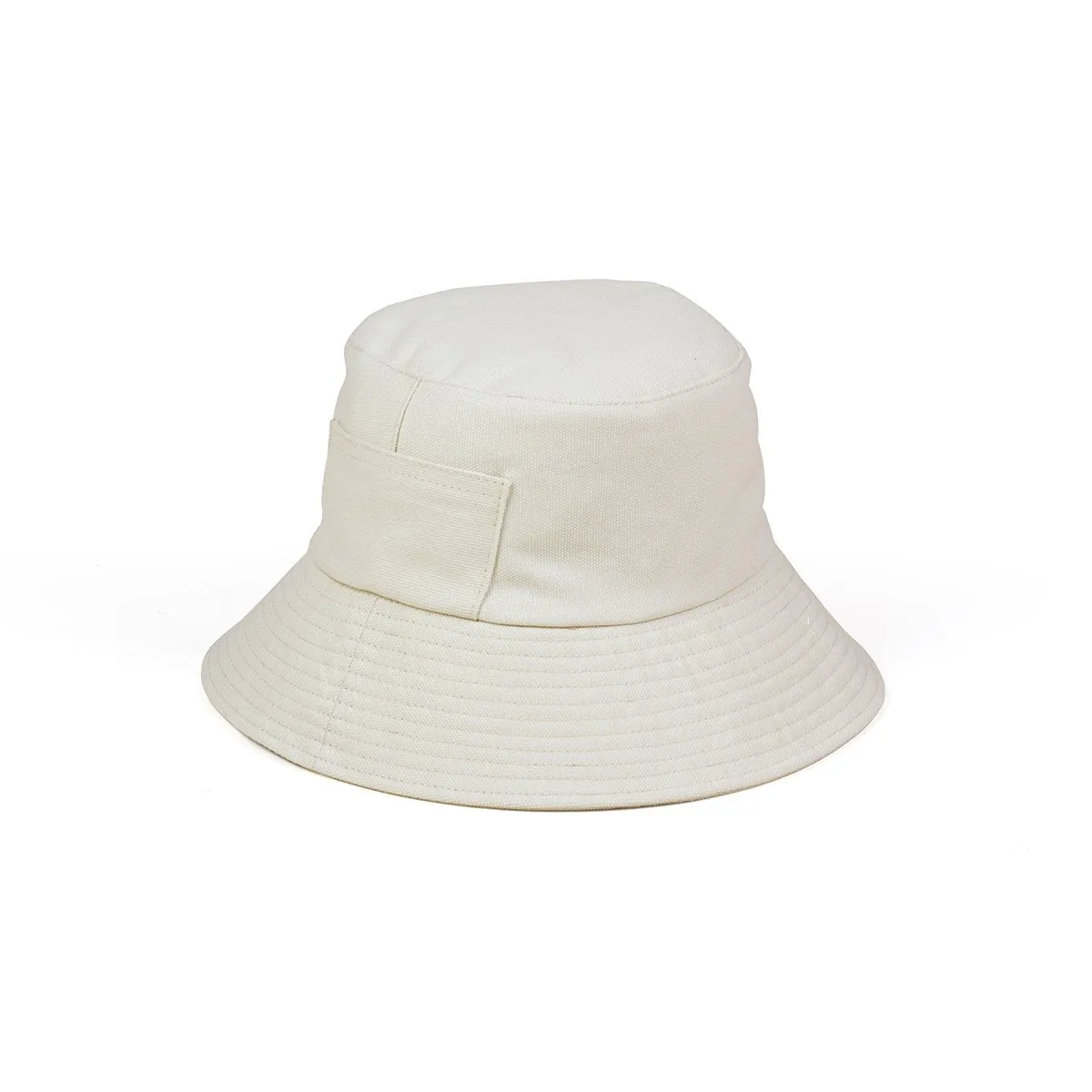 Wave Bucket Hat, Beige