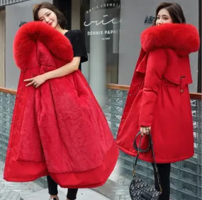 Winter Jacket  for Women's Winter Long Coats Hooded